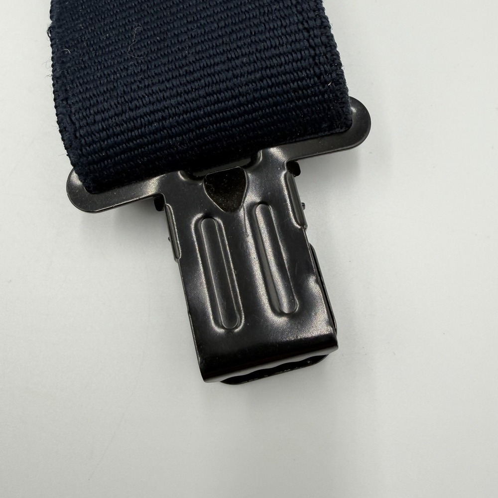Duluth Trading Co Mens Elastic Y-Back Suspender Blue Leather Brass Adjust Work - Picture 5 of 9
